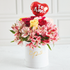 Box Floral Diamond Roses