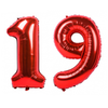 DOS GLOBOS NÚMERO ROJO (N30)