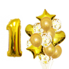 BOUQUET GLOBOS + UN NÚMERO DORADO