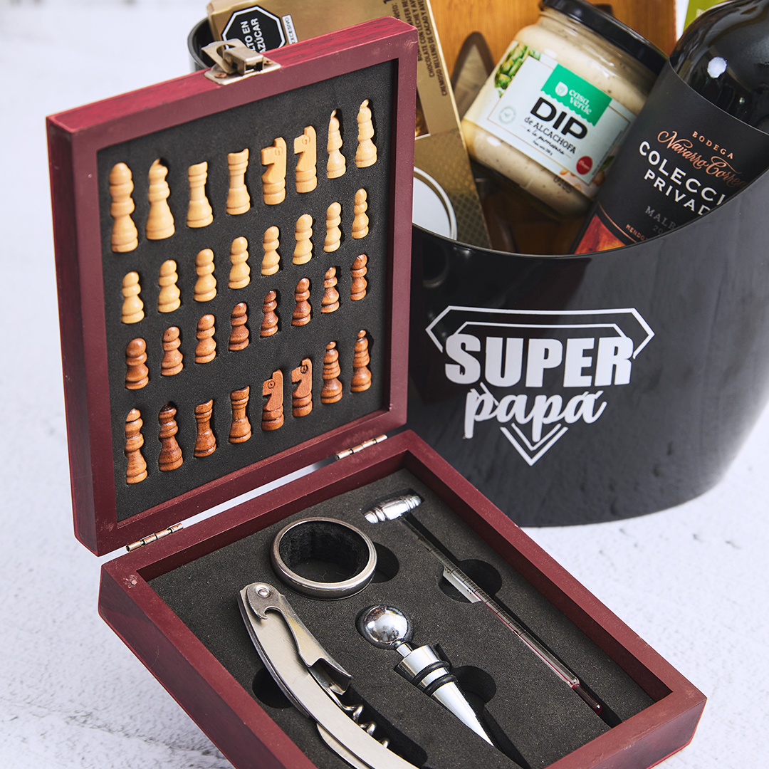 Gift Box Súper Papá Ajedrez