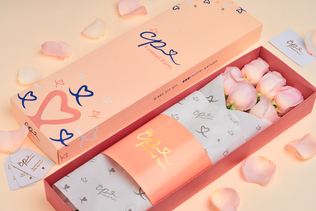 Caja de 6 Rosas Rosadas