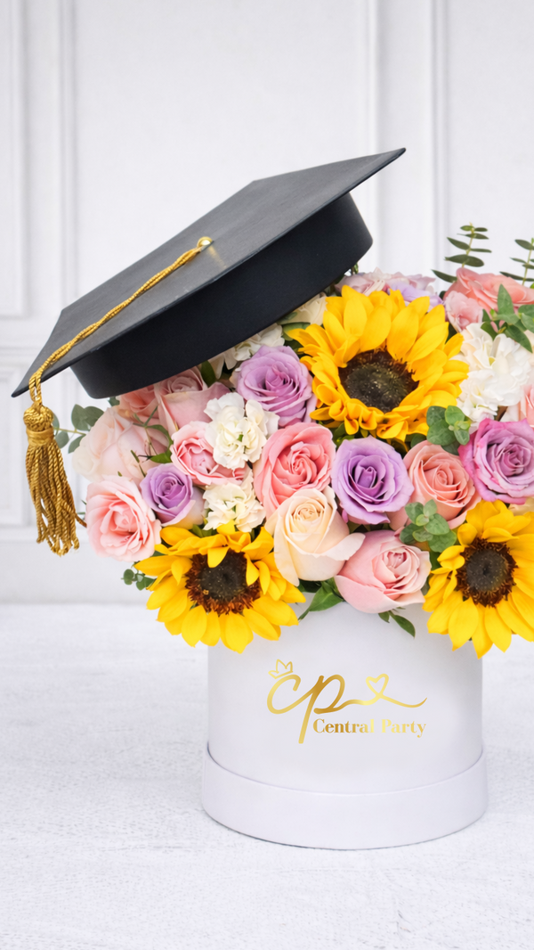 Box Floral Graduación y Girasoles