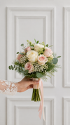 Bouquet de rosas pasteles