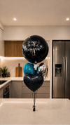Bouquet Globos Azul Papá