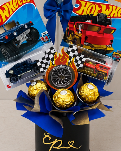 Box Mi Hotwheels Azul