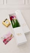 Caja de 3 Tulipanes colores