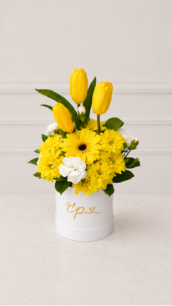 Box 3 Tulipanes Amarillos