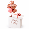 Caja Sorpresa Feliz Cumpleaños Rosado