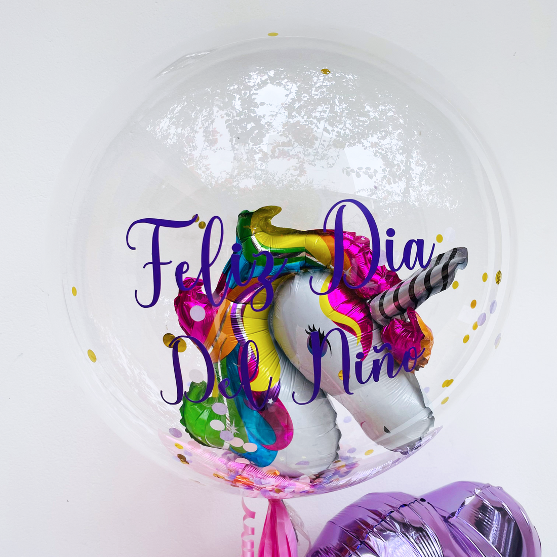 Globo Mix Unicornio Burbuja