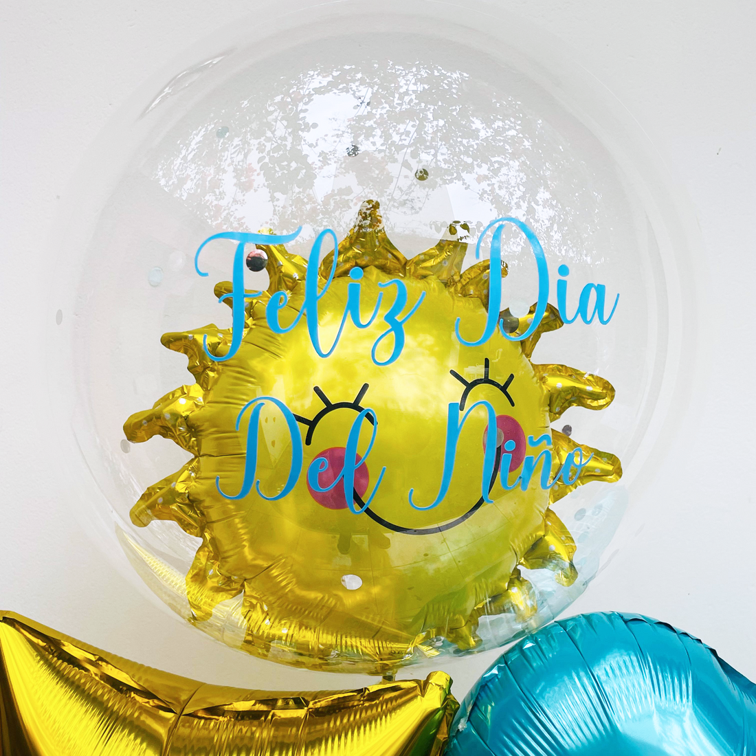 Globo Mix Sol Feliz Burbuja