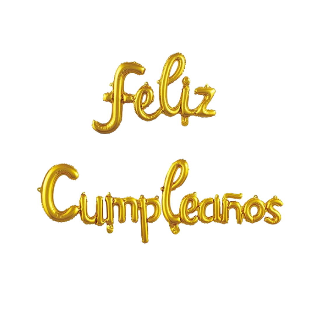 Letras Globo Feliz Cumpleaños