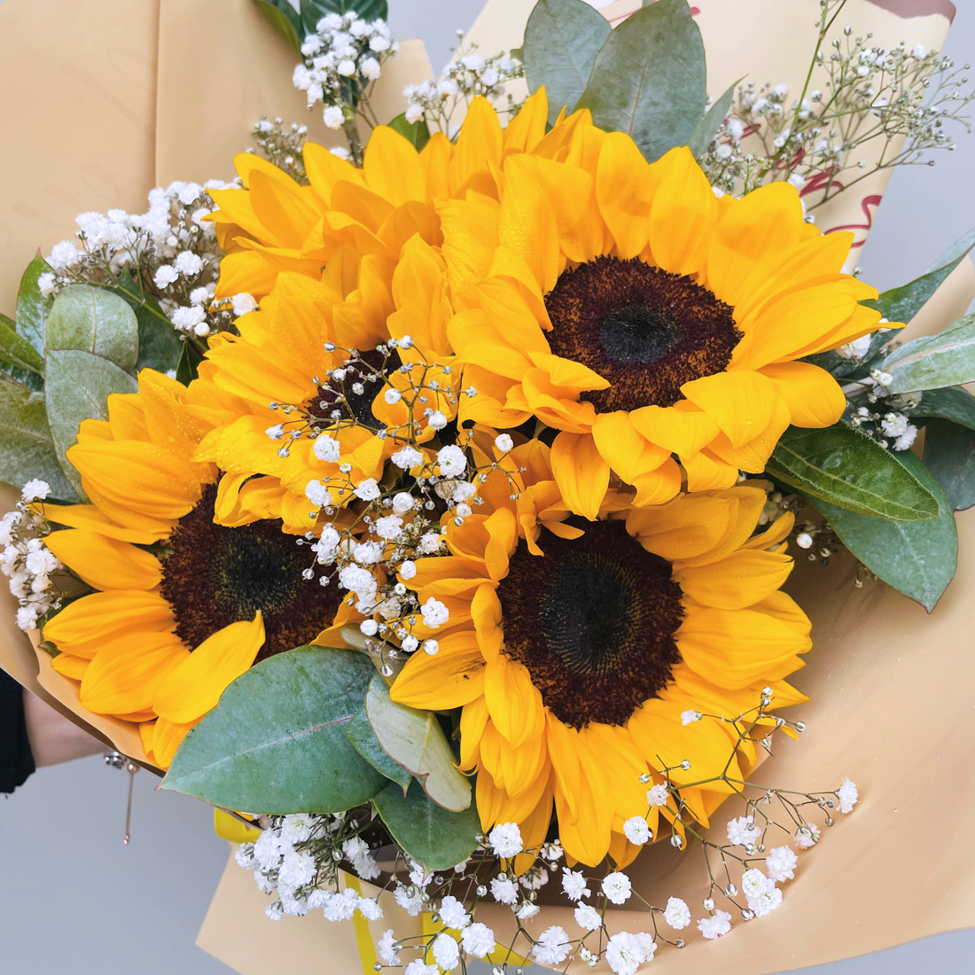 Ramo 5 Girasoles Premium