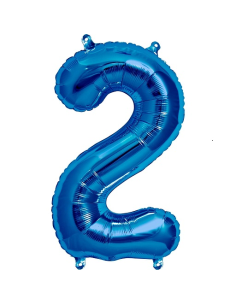 GLOBO NÚMERO AZUL (N30)