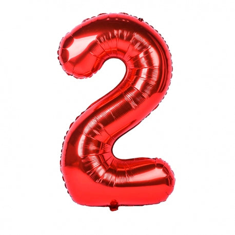 GLOBO NÚMERO ROJO (N30)