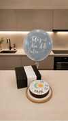 Pack Clásico Globo Gris + Naked Cake