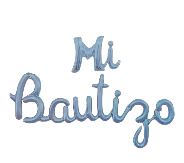 Letras Globo Mi Bautizo