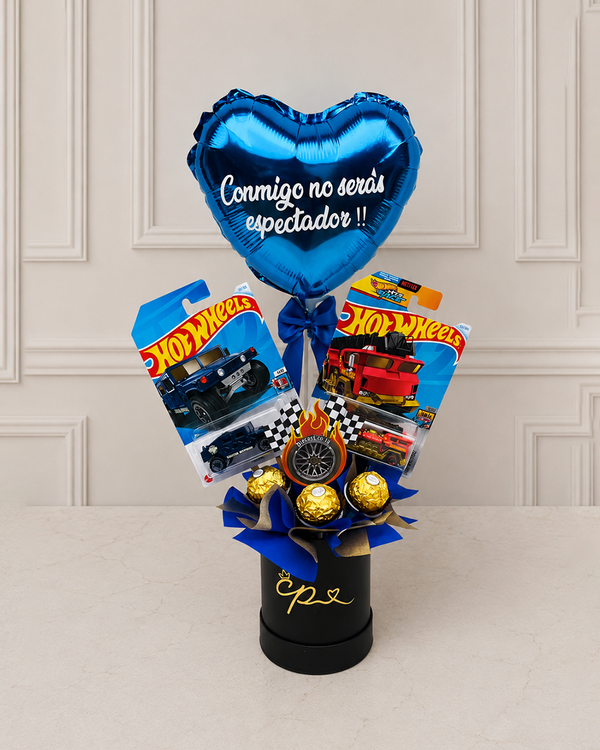 Box Mi Hotwheels Azul