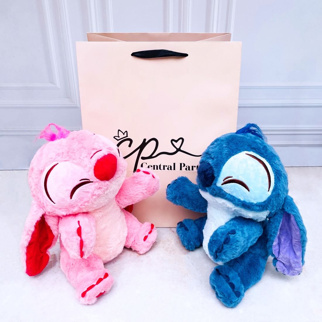 Pareja Peluches Stitch Grande