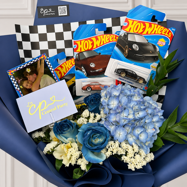 Flores Azules & Hot Wheels