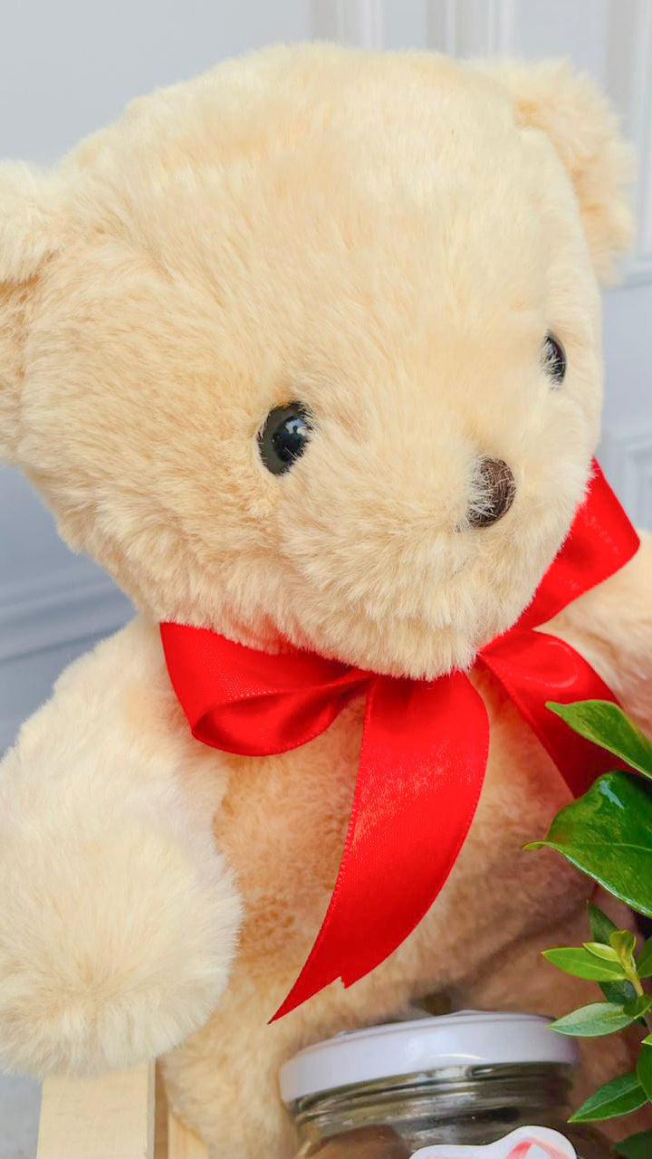 Box Floral Osito todo mi amor
