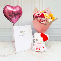 Pack Peluche Hello Kitty Red