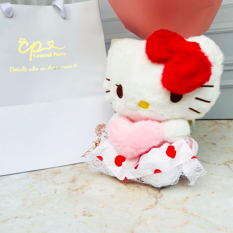 Pack Peluche Hello Kitty Red