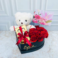 Box Corazón Dulce Amor Rosa