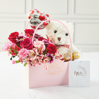 Cesto Flower Teddy Love