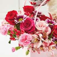 Cesto Flower Teddy Love