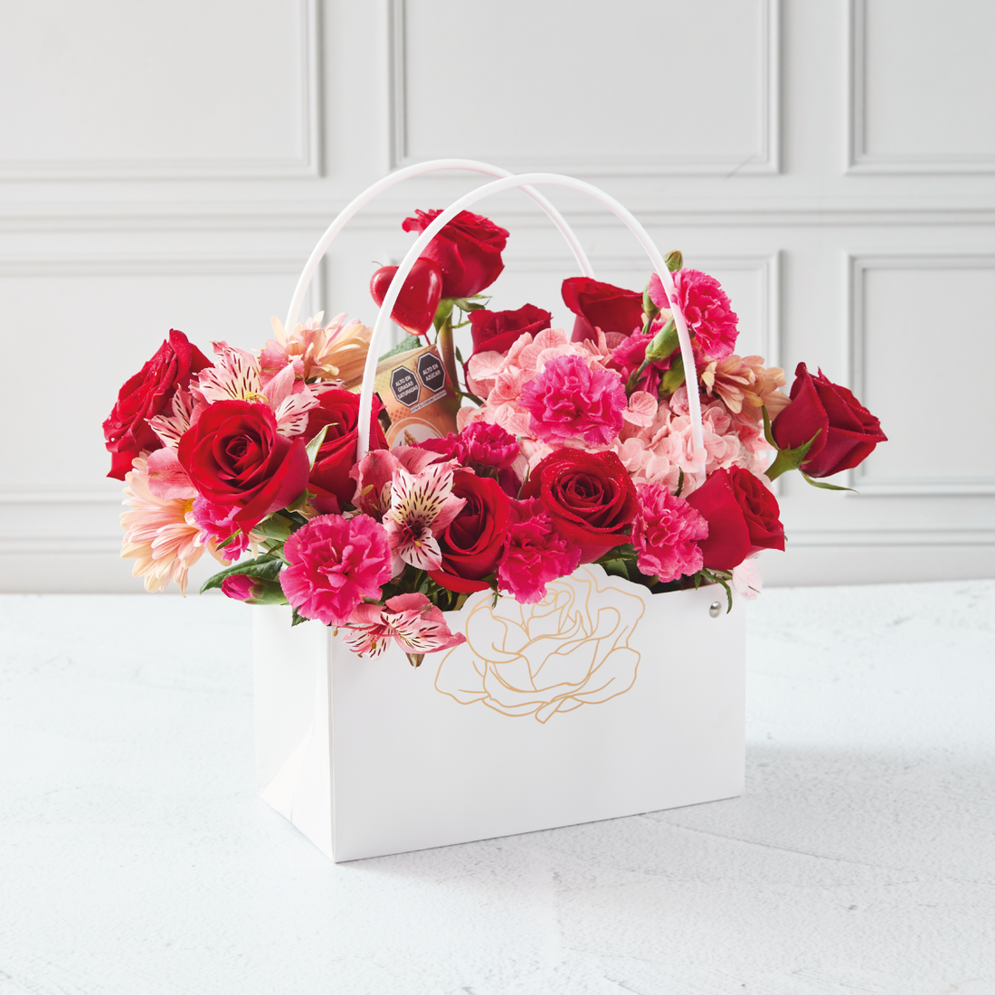 Cesto Floral Blossom Love San Valentín