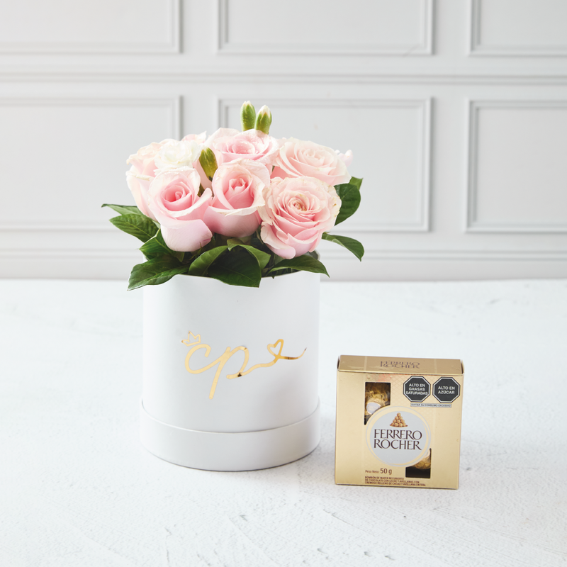 Box Flower Love Pink