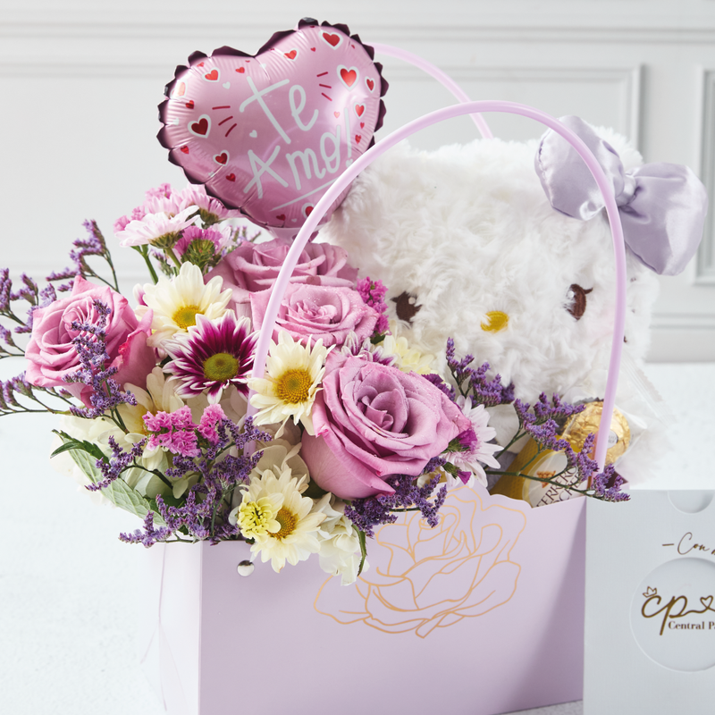 Peluche Hello Kitty Violeta