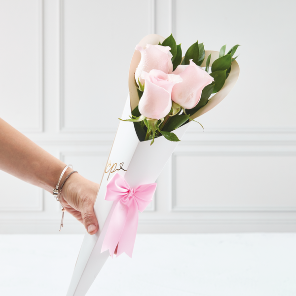 Conito Trío de Rosas Rosadas
