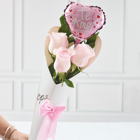 Conito Trío de Rosas Rosadas