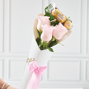 Conito Trío de Rosas Rosadas