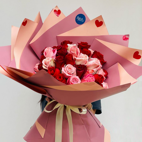 Ramo 50 rosas Princesa