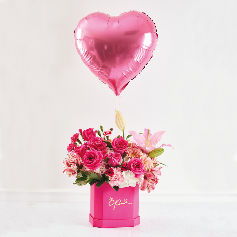 Globo Corazón Metálico