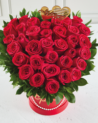 Box Floral Corazón de Rosas
