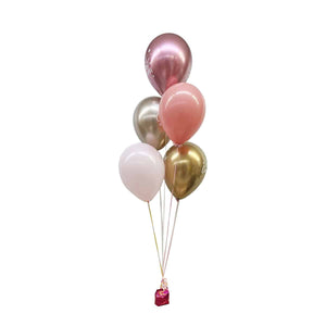 Bouquet Globos Dorados