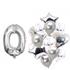 BOUQUET GLOBOS + UN NÚMERO PLATEADO