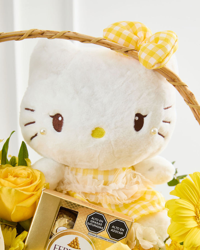 Peluche Hello Kiity Amarilla