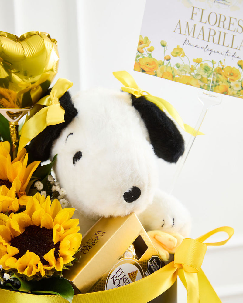 Peluche Snoopy Tulipan