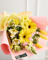 Ramo Tulipanes y Gerberas Amarillas