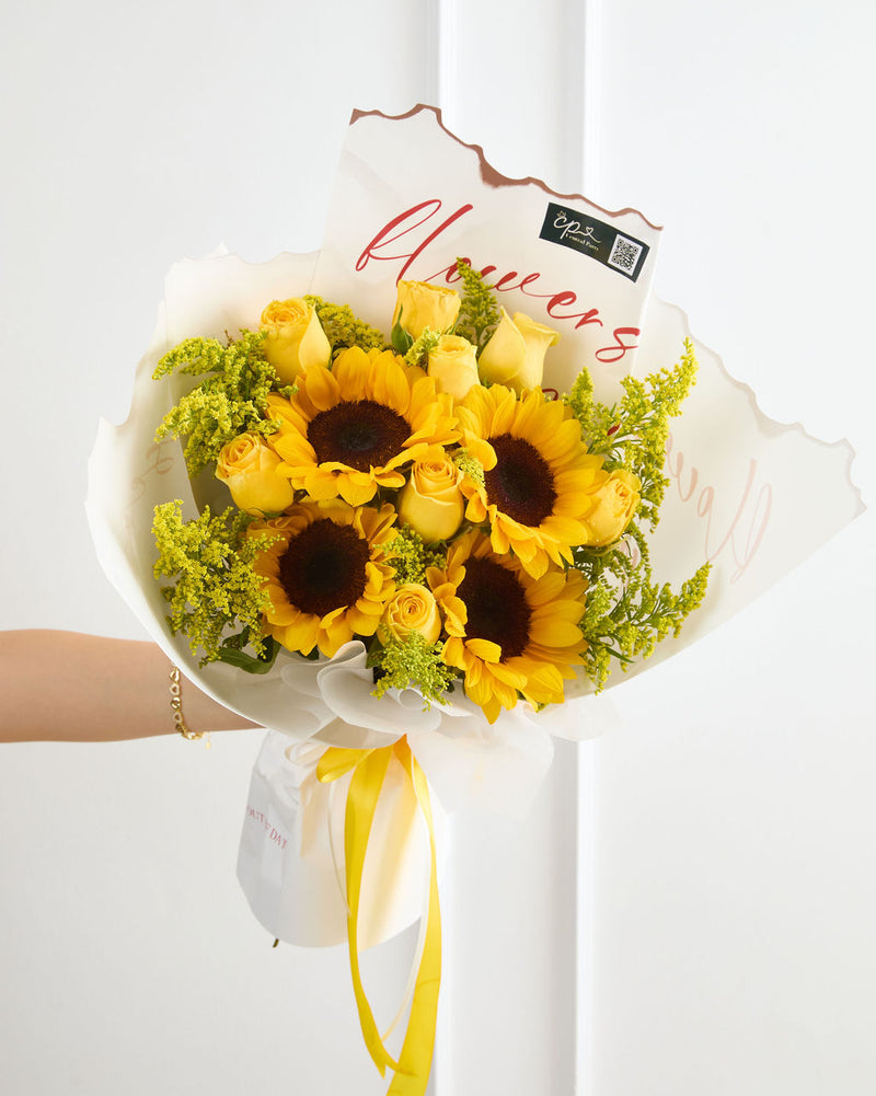 Ramo Girasoles y Rosas