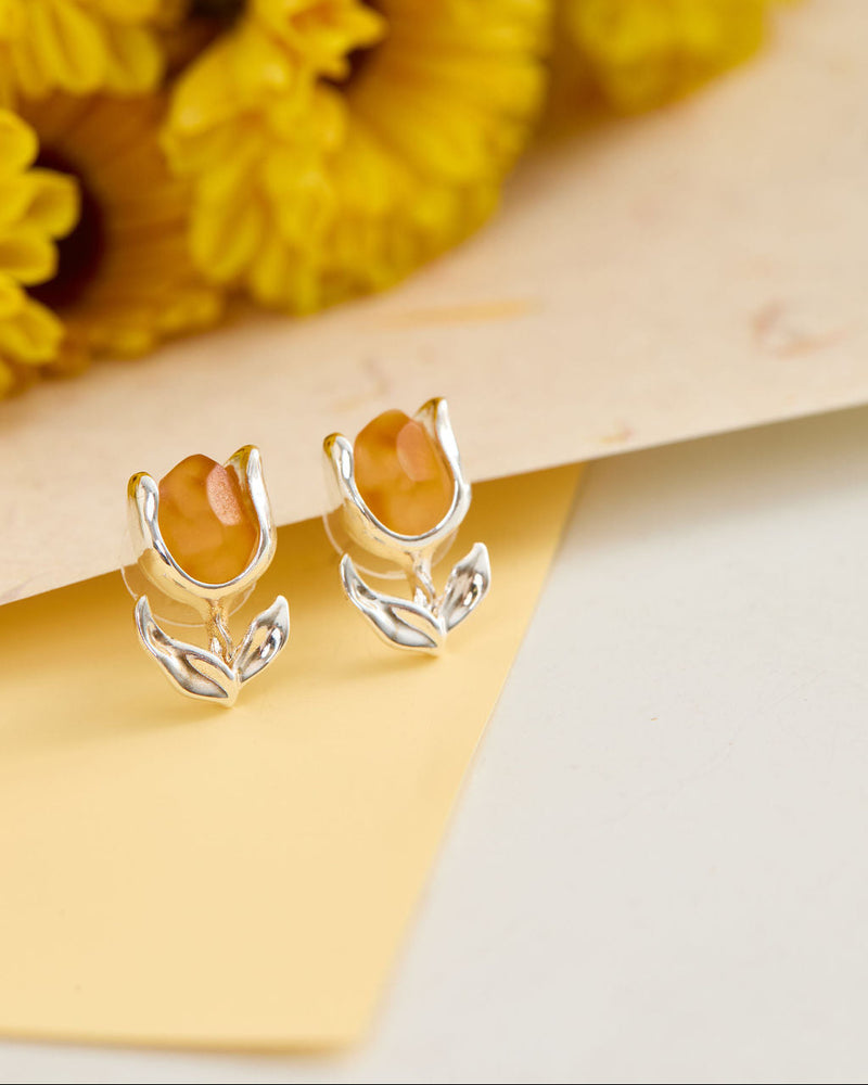 Aretes Tulipanes