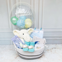 Box Celeste Baby Elefante