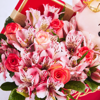 Gift Box Floral Mi reina Cerdito