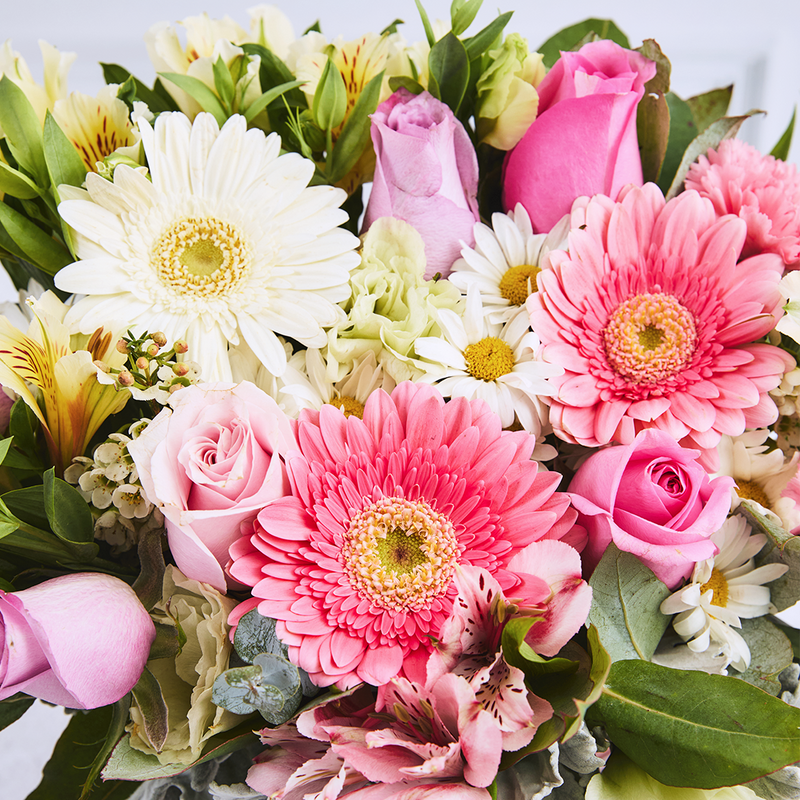 Box Floral Rosa & Blanco