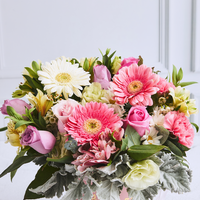Box Floral Rosa & Blanco