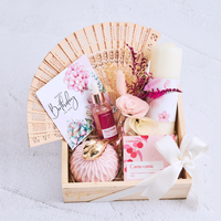 Gift Box Abanico Rosa